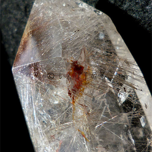 200 太陽放射プラチナルチルクォーツ、レインボークォーツ、虹入り水晶