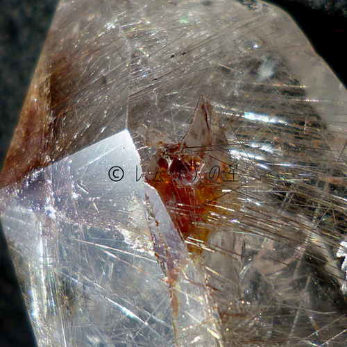 200 太陽放射プラチナルチルクォーツ、レインボークォーツ、虹入り水晶