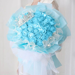 2色選べる枯れないお花ソープフラワー花束 母の日造花 敬老の日