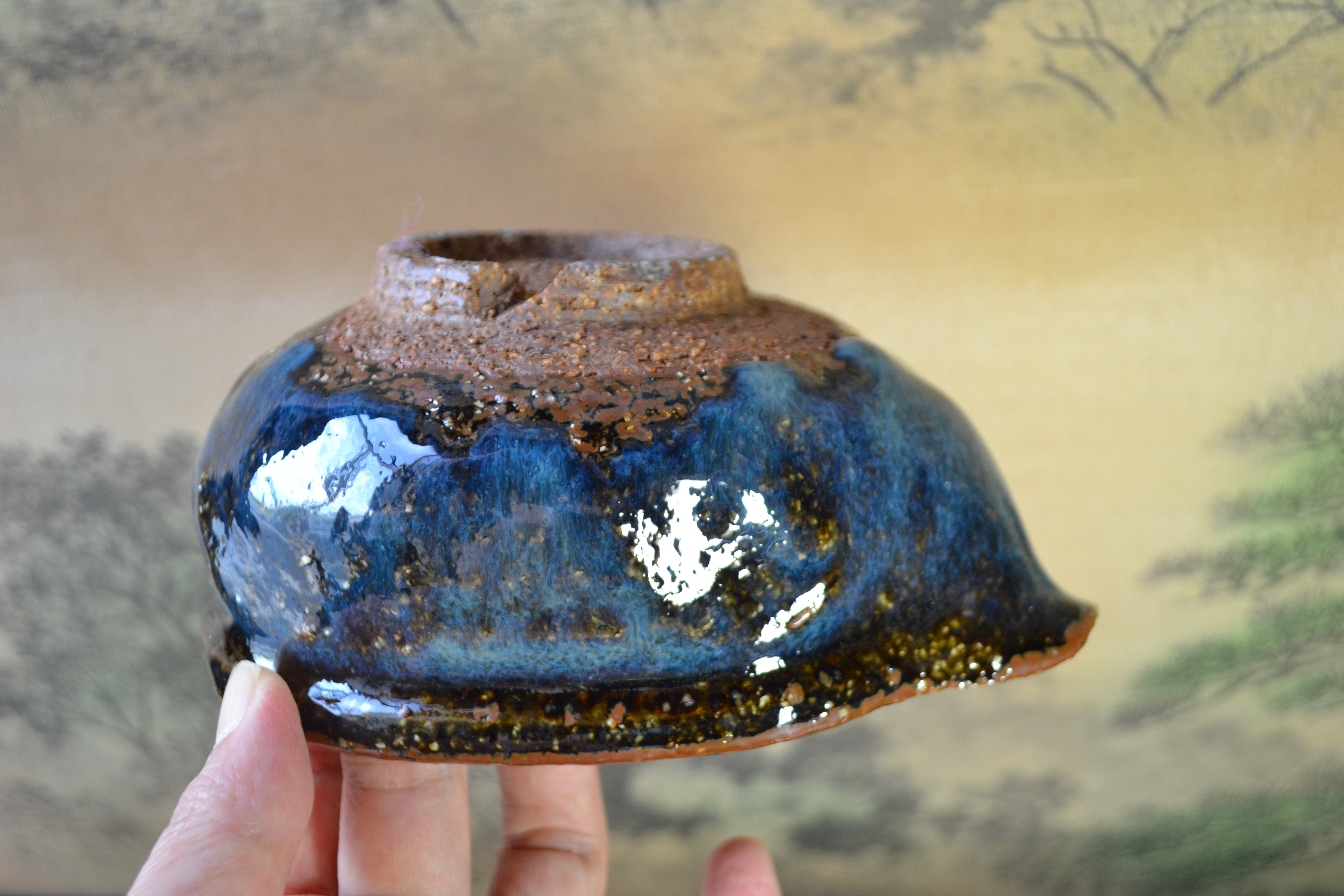 【再入荷！】片口小鉢(コスモブルー)　★萩焼き