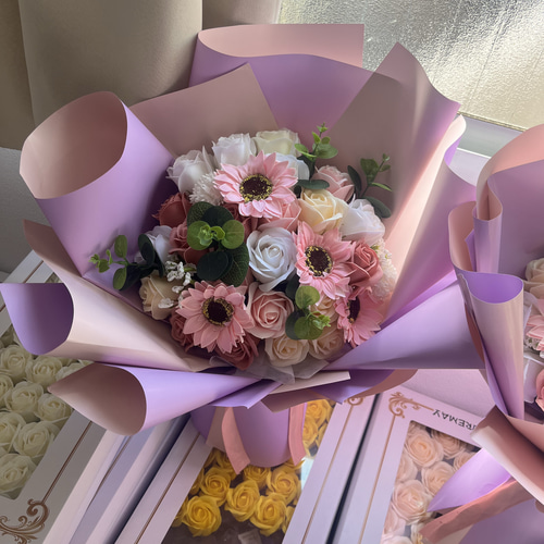 枯れないお花最短即日発送可花束豪華母の日プレゼント枯れない卒業式