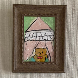 絵画。原画【バレエを踊る熊ちゃん】 絵画 アカザ麦 通販
