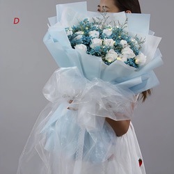 母の日豪華33本/18本薔薇花束ソープフラワー誕生日結婚祝い卒業式 プレゼントギフトシャレバラひまわり造花 11枚目の画像