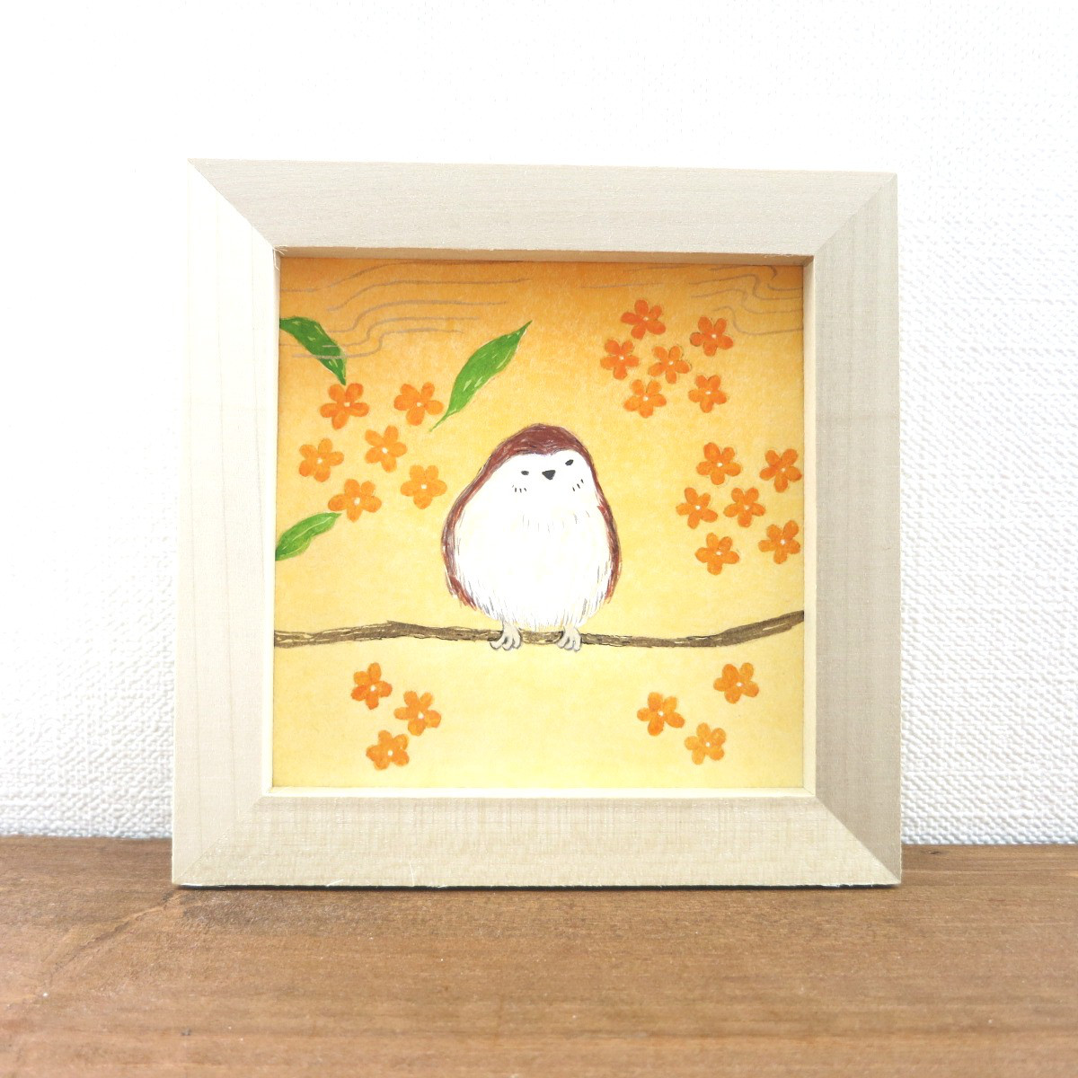 油彩画　金木犀 抽象画 金木犀 絵画 La couleur aya 通販 12633029｜Creema