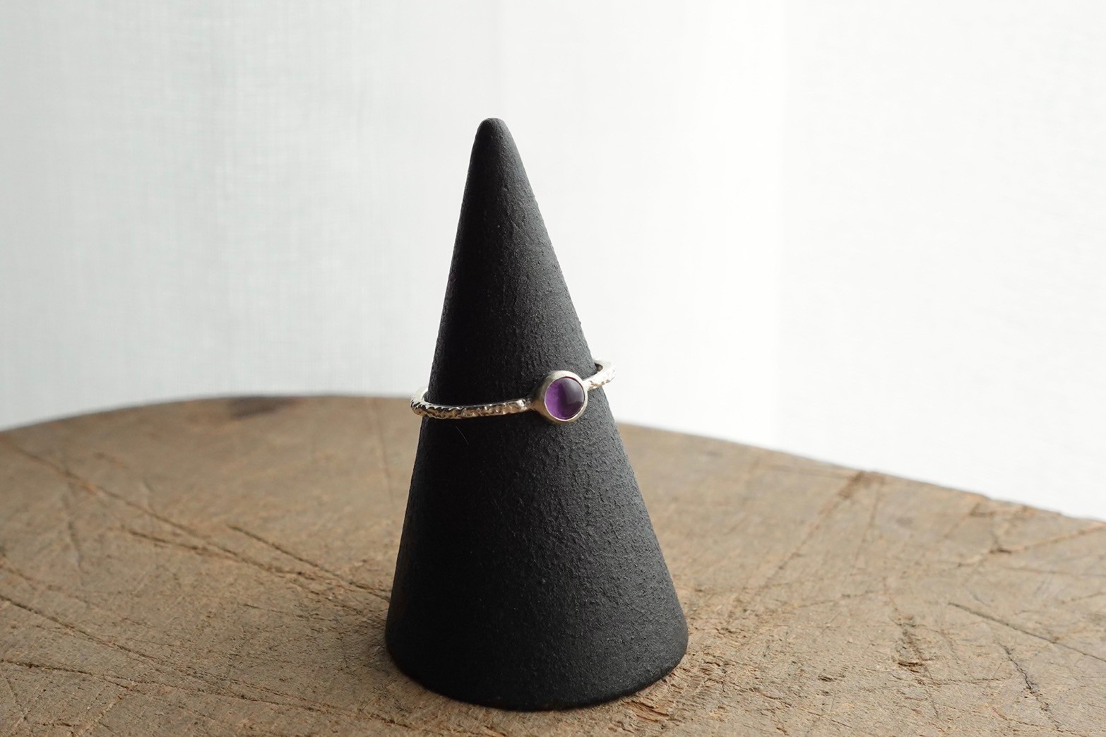アメジストのpoco ring［silver925］［誕生石リング］［大人かわいい］