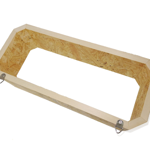 木製 8角形 シェルフ ボックス オクタゴン 壁掛け OSB 合板使用 棚