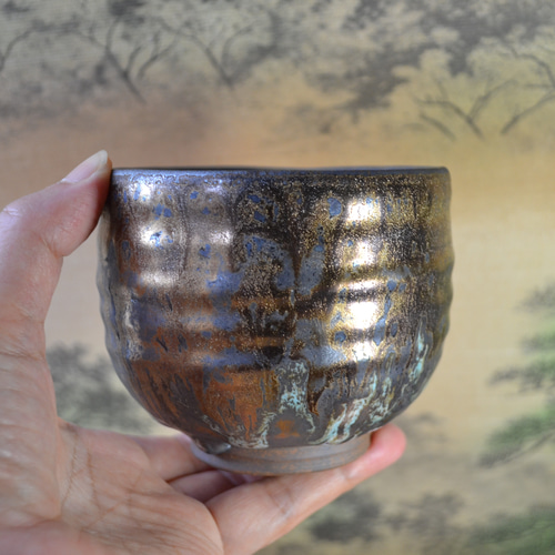 萩焼 癒しの陶 茶碗 抹茶碗 希少品 美品 萩焼？癒しの