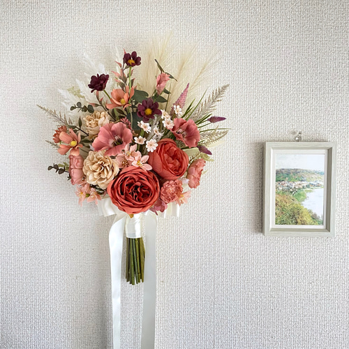 ブーケ　スモークツリー　プロテア　パンパスグラス　ウェディングブーケ　前撮り 5131e39ff036a30c458b3ba37923c4