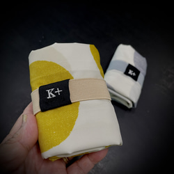 【受注製作】ミニエコバッグ★コンビニサイズ★コンパクトにたためる★ナイロン撥水加工★選べる2色★プレゼント 9枚目の画像