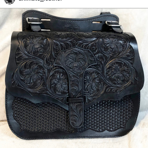 morford　ハンドクラフト　サドルバッグ横型　カスタム サドルバッグ サイドバッグ ツールバッグ ハイク専用 【受注生産