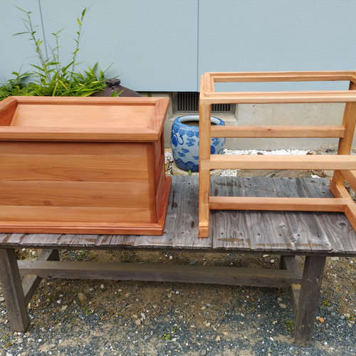 柿渋塗賽銭箱（Sサイズ）