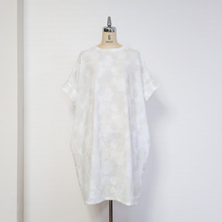 ポ*コ様 ゆったりサイズ/大島紬/横双/着物リメイク/丸U首チュニックOP／シン 着物リメイク 大島紬 ゆったりチュニックワンピース チュニック