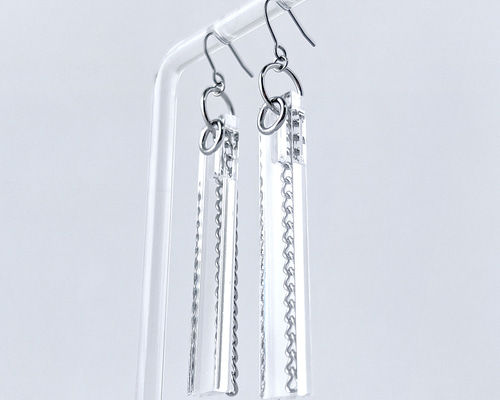 stick】ピアス・イヤリング│アクリルアクセサリー│││ユニーク