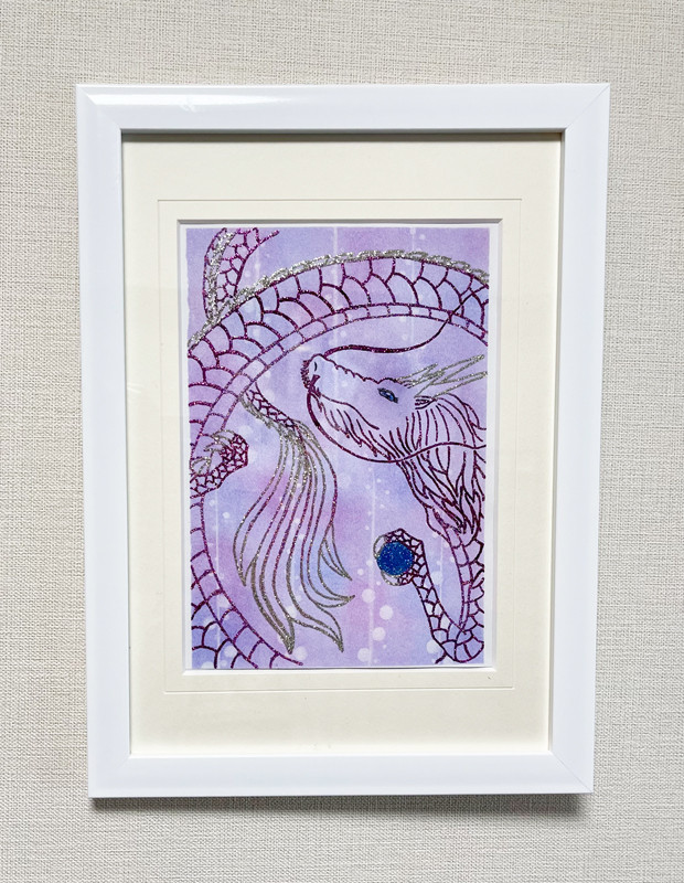 値引 キラキラ森のふくろう　ハンドメイドパステル画　絵画アート原画 絵画