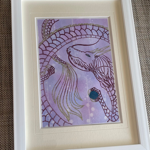 dream fantasy ハンドメイドパステル画 絵画アート原画 絵画