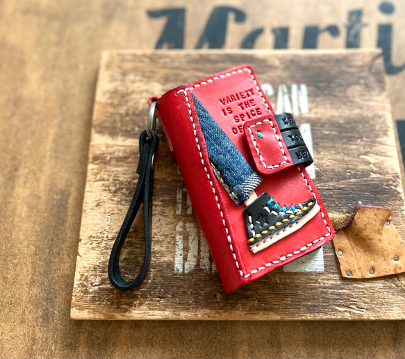 リメイクデニムサボちゃん‪ෆ‪.*・゜チャーム小 リメイクデニムサボちゃん‪ෆ‪.*・゜チャーム小‬‬