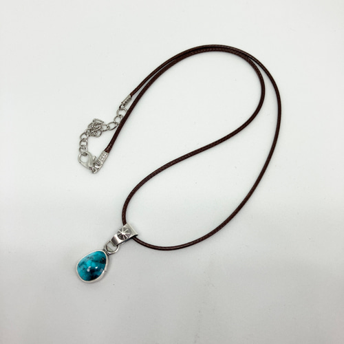 フーベイ　ターコイズ　シルバー　ネックレス　ペンダント　#インディアンジュエリー フーベイ ターコイズ トルコ石 シルバー ネックレス ペンダント