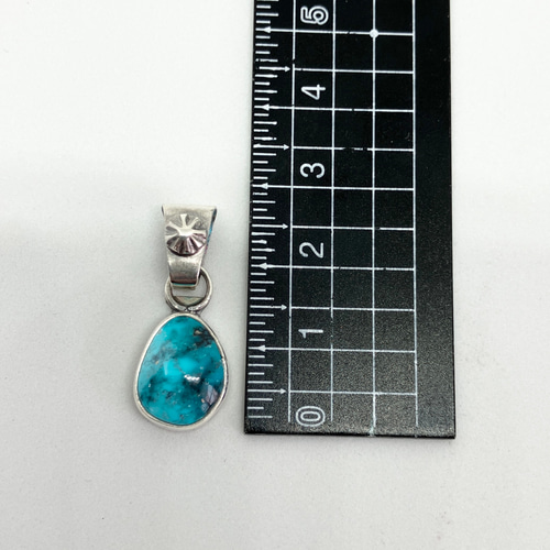 フーベイ　ターコイズ　シルバー　ネックレス　ペンダント　#インディアンジュエリー フーベイ ターコイズ シルバーネックレス ペンダント