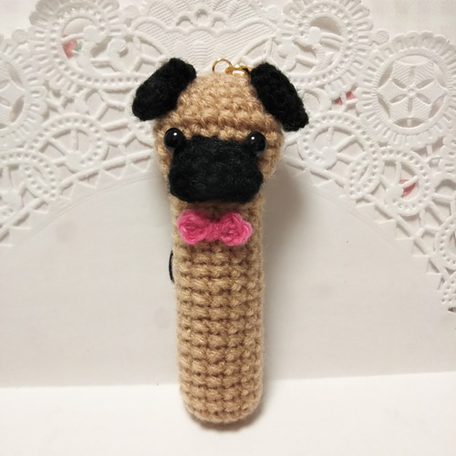 あみぐるみ リップケース パグ その他ケース mikan-ya 通販 18036288