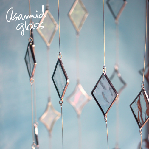 ステンドグラス キラキラ回るモビール モビール asamid_glass