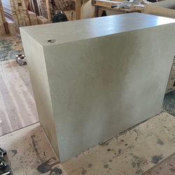 オーダー専用｜ラウンド天板のみ｜Φ120cm｜薄塗りモルタル モルタルチックなテーブル天板(サイズオーダー可) 机・デスク