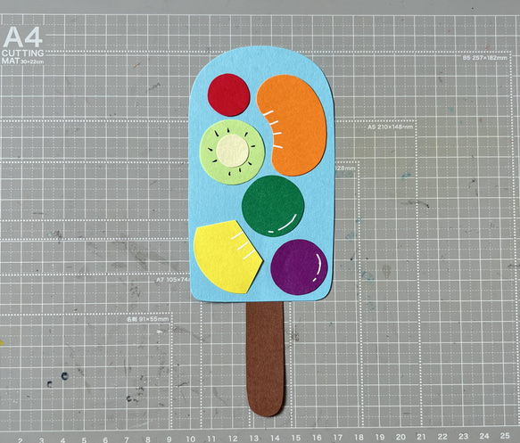 製作キット アイス 保育製作 壁面 夏製作 型紙 保育製作キット販売