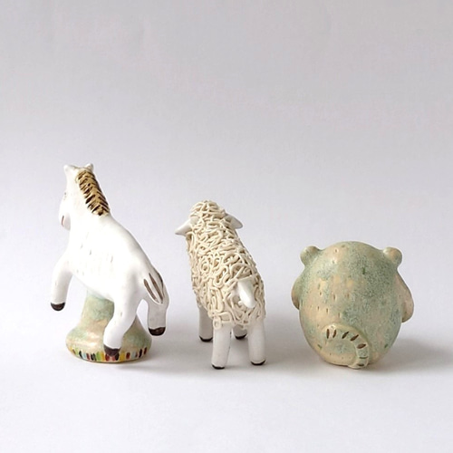 12支干支揃いました！ 干支ミニ置物12支セット（12） 陶器 その他置物