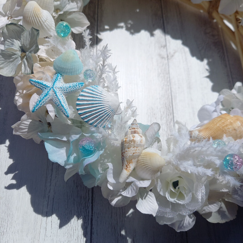 夏 リース 海 リース サマーリース マーメイドリース ロマンティックな