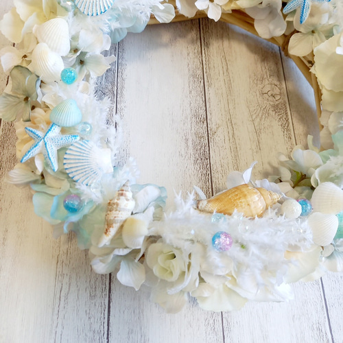 夏 リース 海 リース サマーリース マーメイドリース ロマンティックな