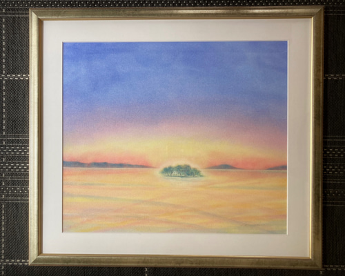 三原色のパステル画・神在月の夕 絵画 TOMOÉ 通販 18037616