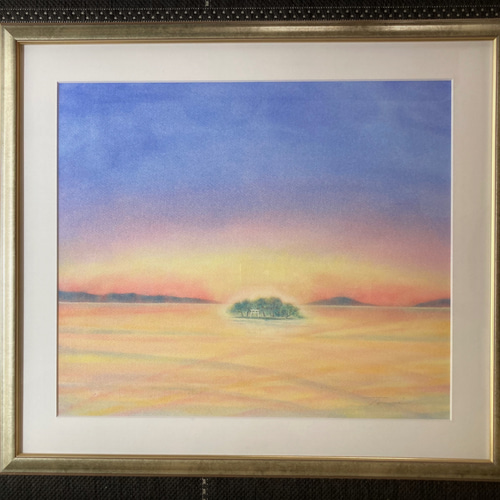 三原色のパステル画・神在月の夕 絵画 TOMOÉ 通販 18037616