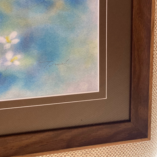 三原色のパステル画・ドクダミの花 絵画 TOMOÉ 通販 18037643｜Creema