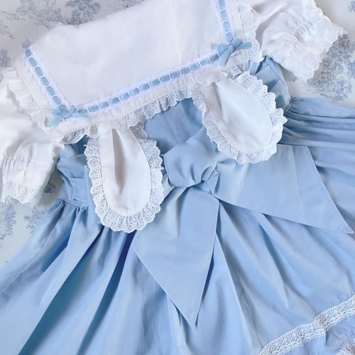 お取り寄せ】ロリィタ うさ耳 アリスセーラーOP 2色 | LOUIS LOVER