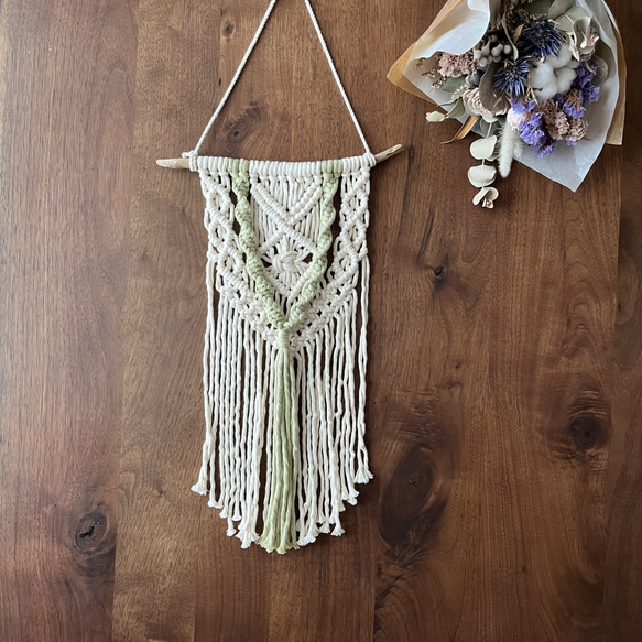 新作♪】マクラメ 流木タペストリー タペストリー・壁掛け KINARI*knot