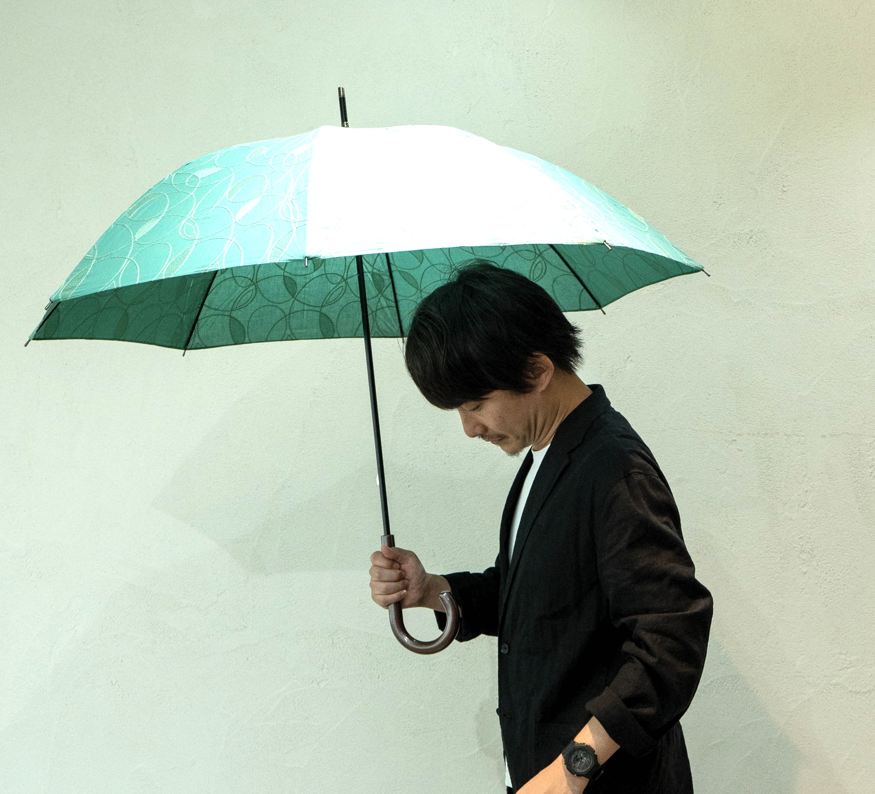 刺繍/メンズ日傘/長傘/折りたたみ/送料無料