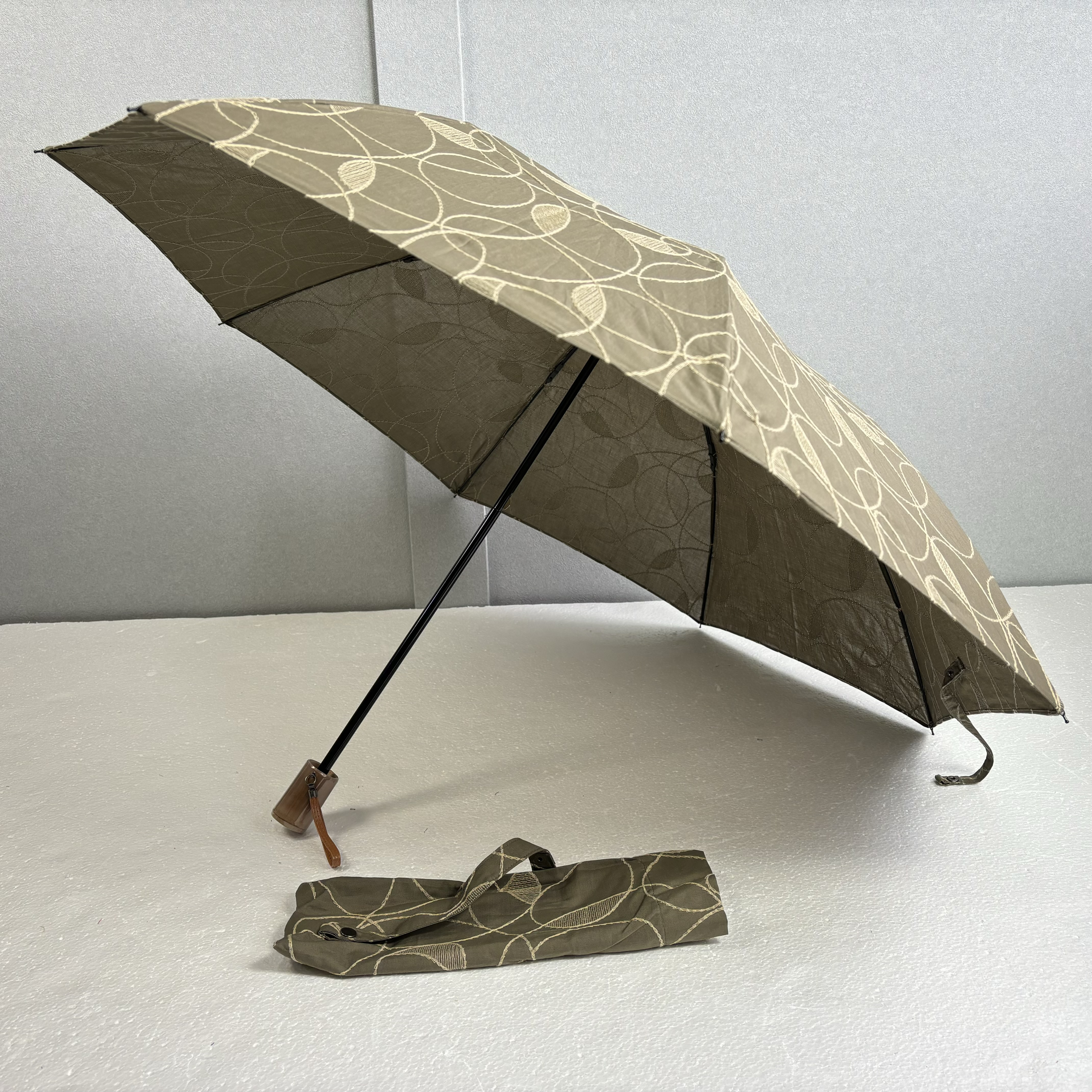 刺繍/メンズ日傘/国産刺繍/送料無料