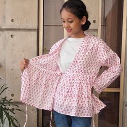 <SALE>インド綿カシュクール羽織 1枚目の画像