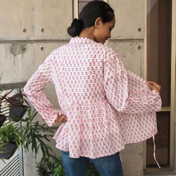 <SALE>インド綿カシュクール羽織 6枚目の画像