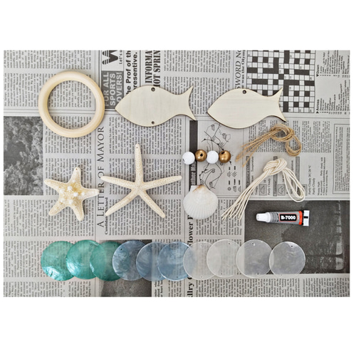 海辺のウィンドチャイムキット☆夏休み工作 キット La Pommeraie 通販