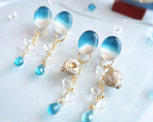 ゆらり海辺の2wayイヤリング/ピアス イヤリング