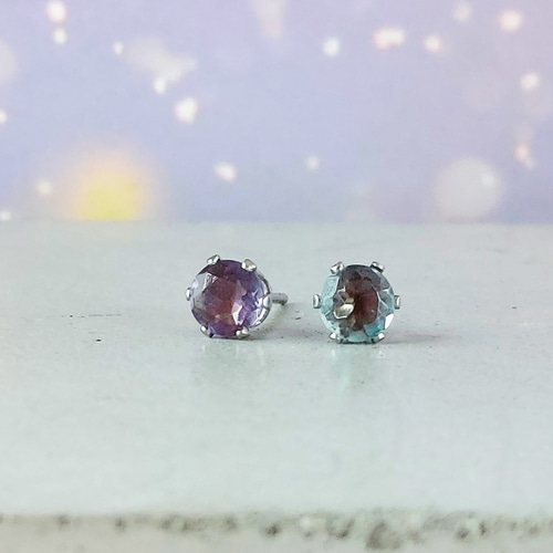 5mm✨宝石質マルチカラーフローライトAAA✨ファセットカット