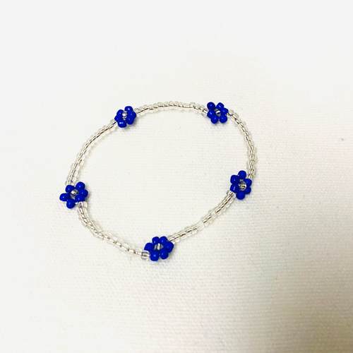 TROLLBEADS エイジレスビューティ フラワー ブルー系 リトルベル/エクセレントブルー （プリザーブドフラワー） | 最高級