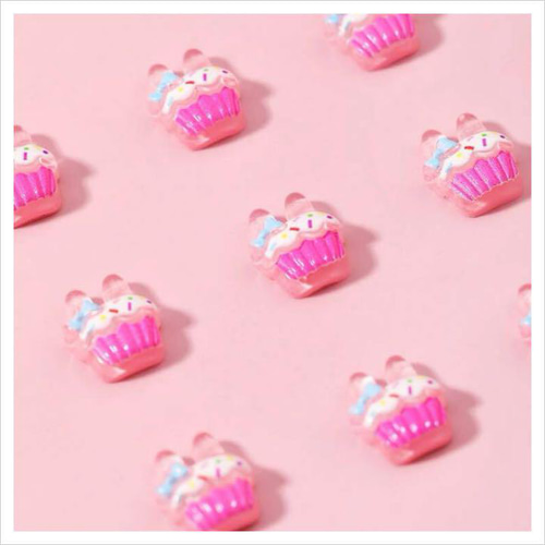 3Dネイルパーツ カップケーキ カップケーキネイル（sweets nail） - YouTube