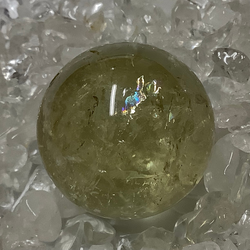 お買い得☆訳有り一点物 ヒーリングストーン 天然石 虹入り