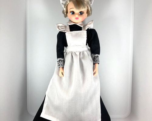 〈1〉リカちゃん タイツ風 メッシュ黒　ハンドメイド 4〉リカちゃんサイズ タイツ風 オフホワイト /ハンドメイド
