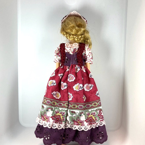 リカちゃん服　704 バラのワンピース リカちゃん 服・小物 薔薇柄ワンピース | toyplanet online shop