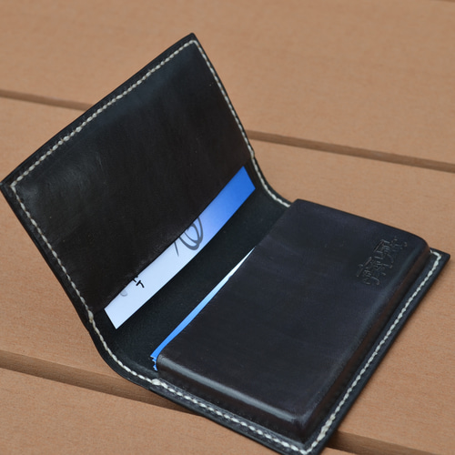 名刺入れ　カードケース　レザーカービング 名刺入れ 名刺ケース 牛革 本革 ヌメ革 カードケース フェザー