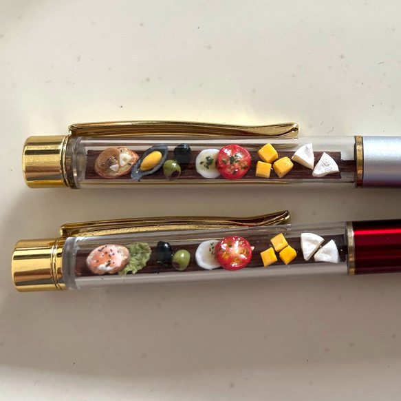 ごくごく＊ミニチュアおつまみボールペン（赤ワイン） 7枚目の画像