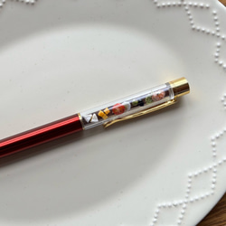 ごくごく＊ミニチュアおつまみボールペン（赤ワイン） 3枚目の画像