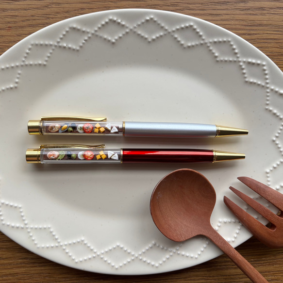 ごくごく＊ミニチュアおつまみボールペン（赤ワイン） 8枚目の画像